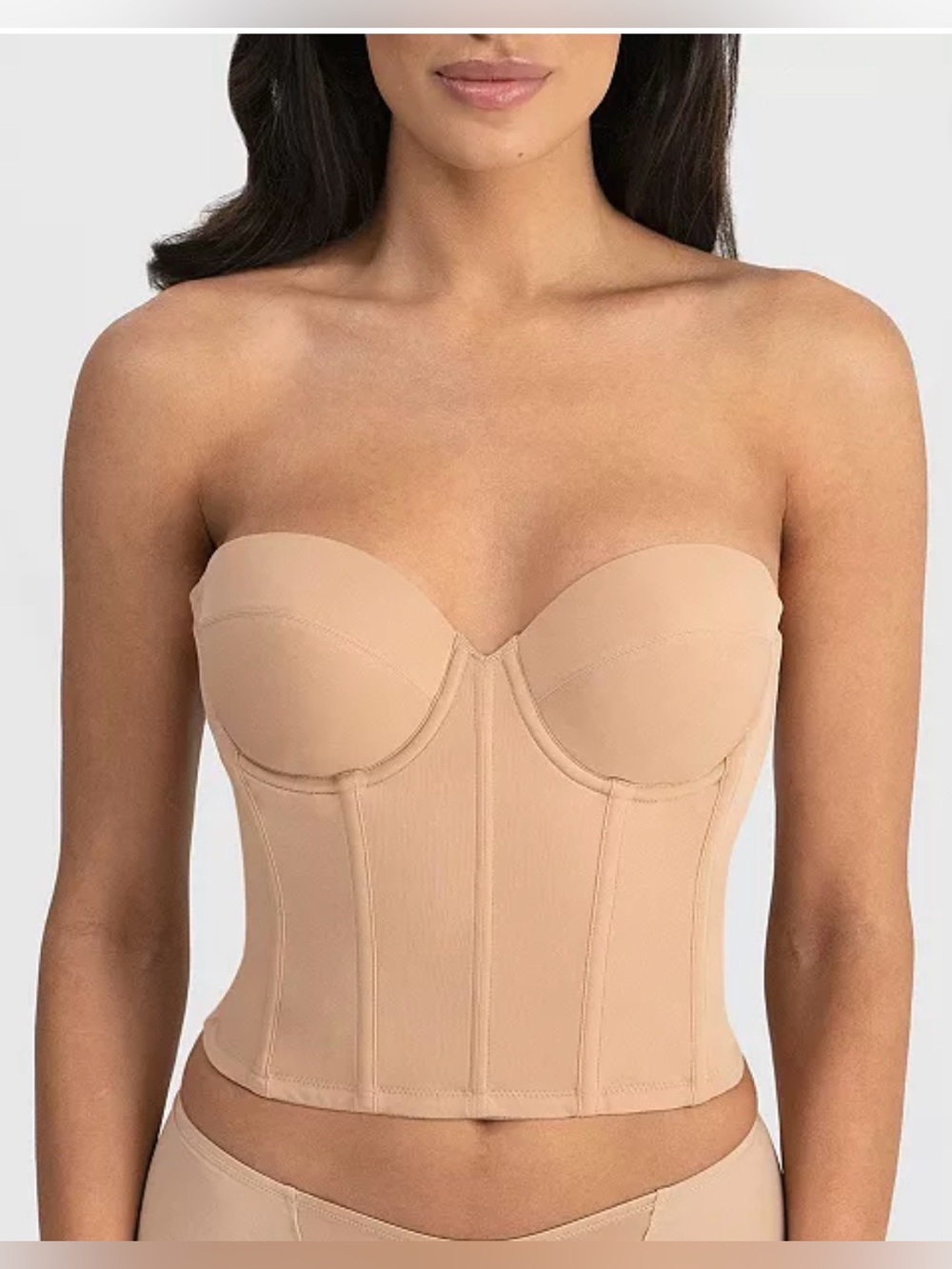 NWT Dominique Brie Backless Strapless Bra, Size 32A